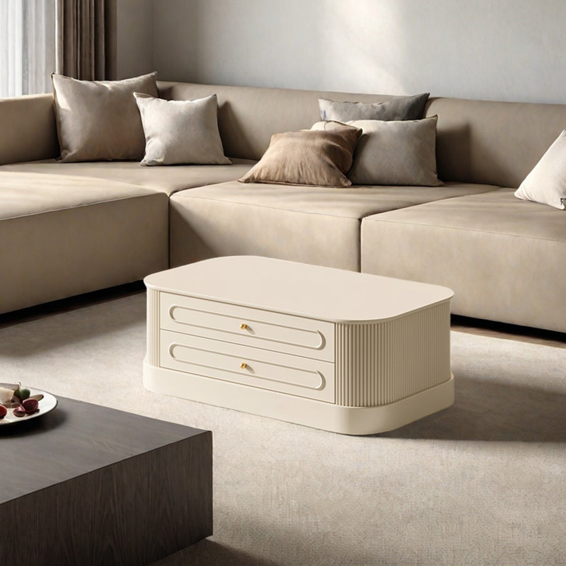 Birch Wood Coffee Table
