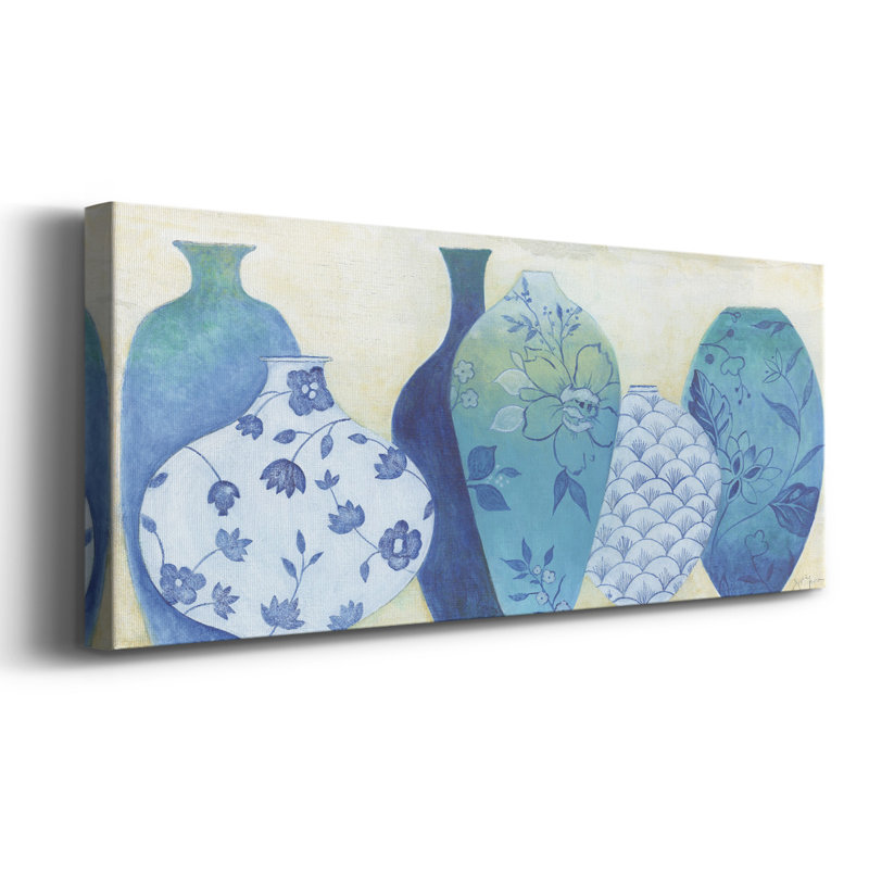 «Chinoiserie Home», reproduction sur toile, H 20 po x l 50 po x P 1,5 po