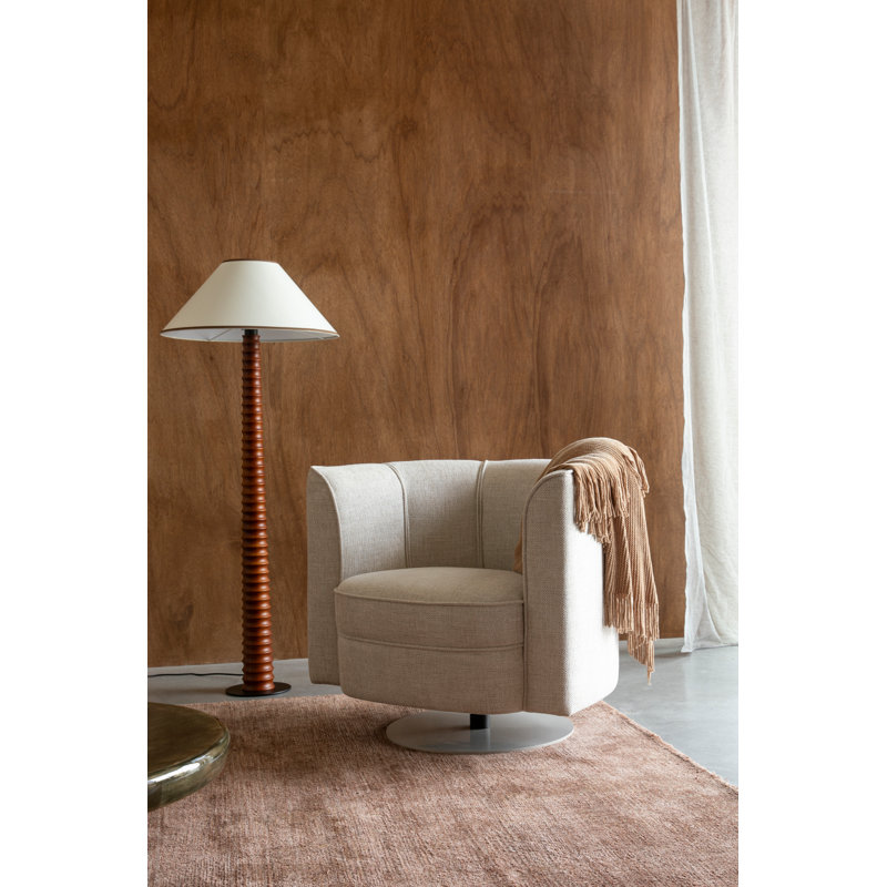 Fauteuil d'appoint Flower, Beige
