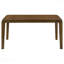 Table de salle à manger rectangulaire en bois foncé