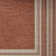 Nicole Miller New York Patio Country Layla Modern Border Indoor/Outdoor Area Rug, Terracotta/Ivory