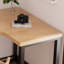 Bureau en bois massif en forme de L Burlywood-541028140-541028138