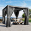  Pergola à persiennes en aluminium l 10 pi x P 10 pi