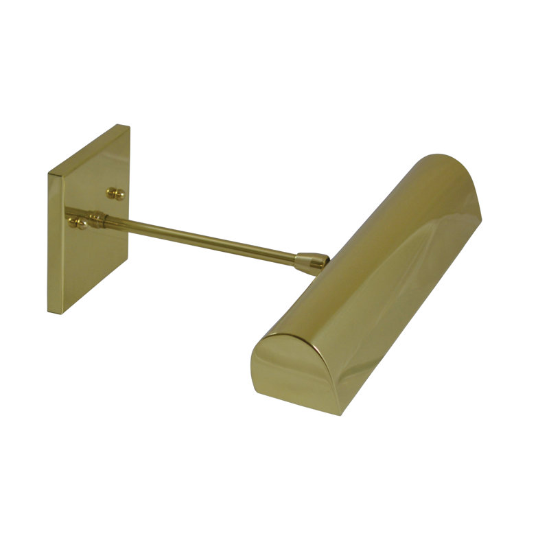Applique murale 1 lumière Classic, Laiton poli, H 4,5 po x l 14 po