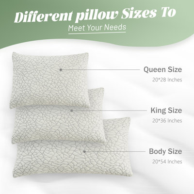  Soft-Medium Cooling Memory Foam Pillow