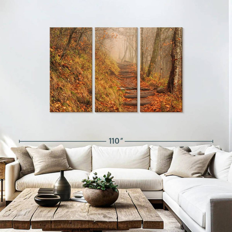 Alvord Misty Autumn Appalachian Trail, 48" H x 74" W