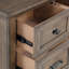 Commode 2 pièces en bois avec miroir Mirabeau-120200600