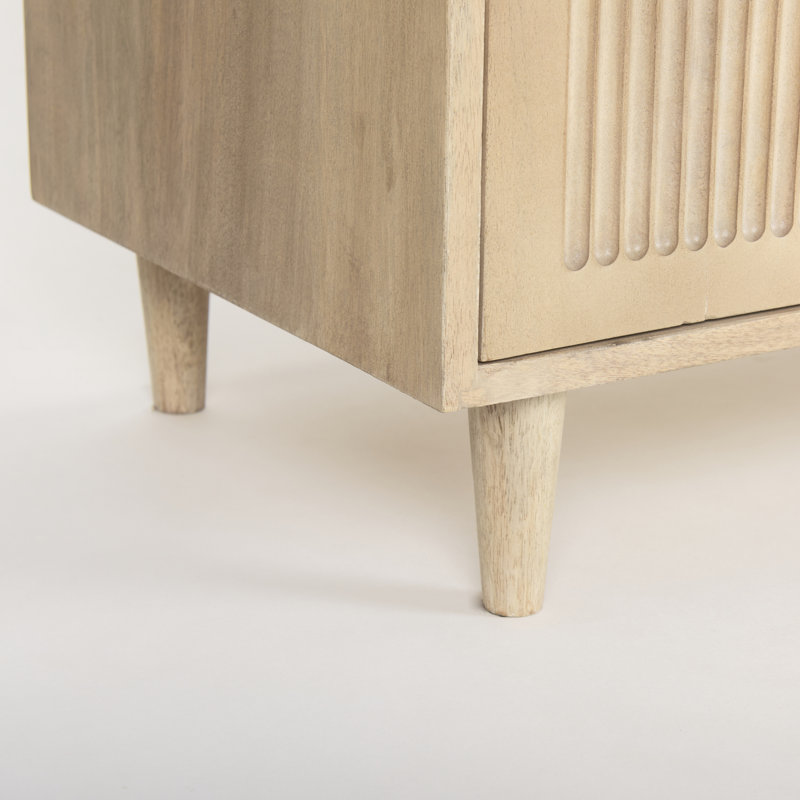 71.75'' W Solid Wood Sideboard, Light Brown