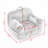 Velvet Upholstery Stuffed Bean Bag Chair for Kids, Soft Bean Bag Sofa-609011305