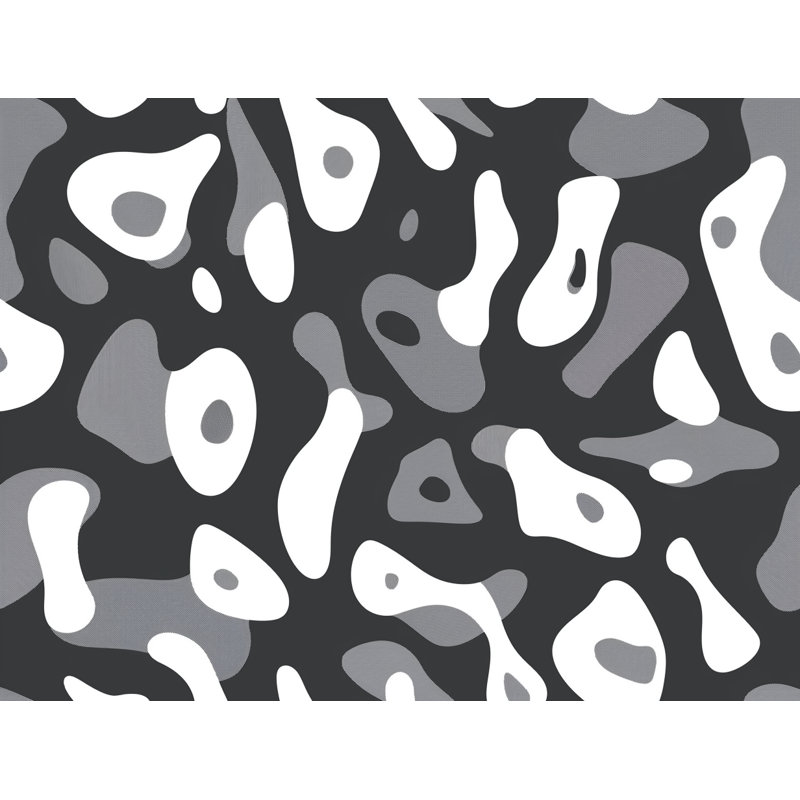 Édredon formes abstraites Motif frais édredon Formes aléatoires, Édredon simple