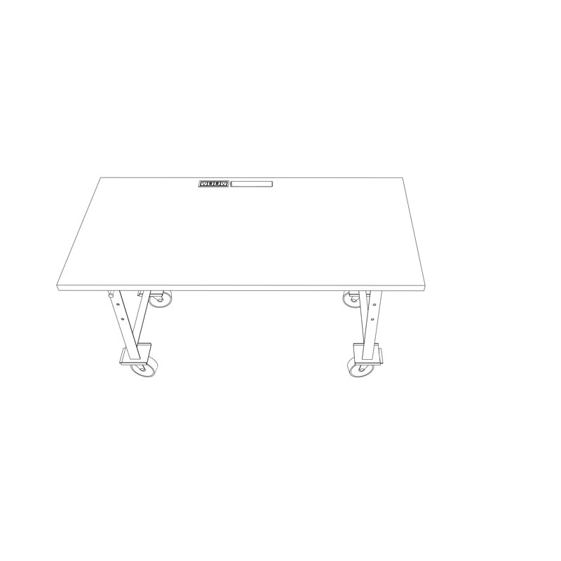 Table de conférence Augusto, Noyer satiné, Non