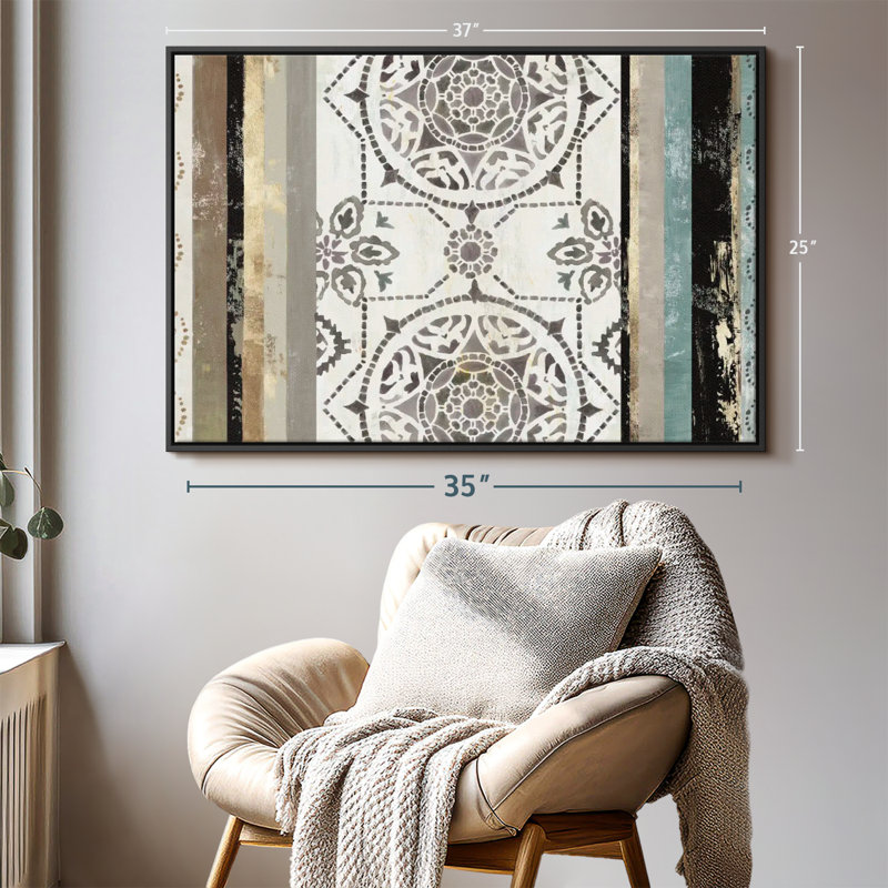 " Modernized I Wall Art ", 25" H x 37" W