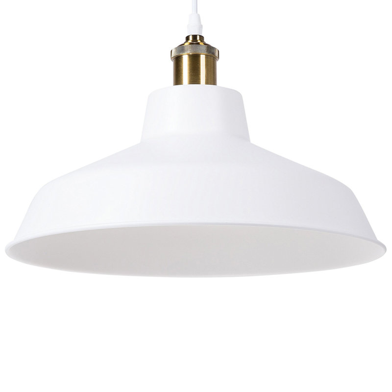 Abigail 1 - Light Dome Pendant, White