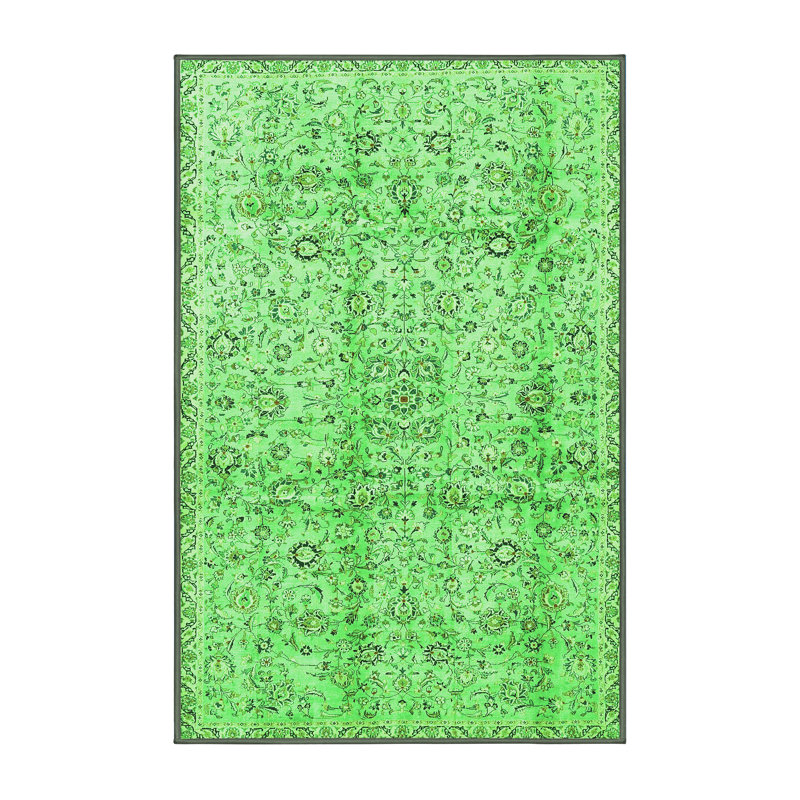 Washable Oriental Indoor Rug, Rectangle 5' x 7'