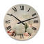 Horloge murale en bois blanc-1296770064