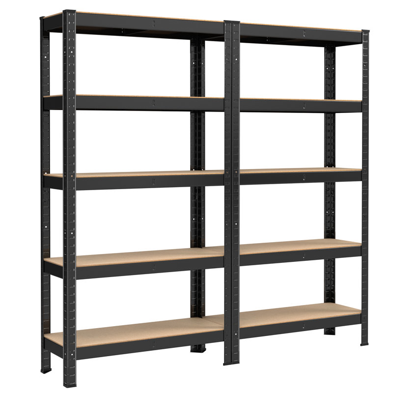 Angarano Steel, Matte Black, 150cm H x 75cm W x 30cm D
