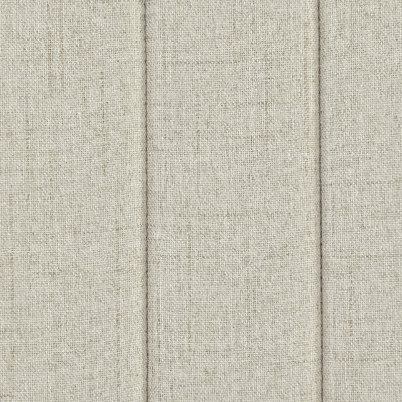 Upholstered Channel-Back Dining Chair Set Of 2 Taupe See Below, Beige