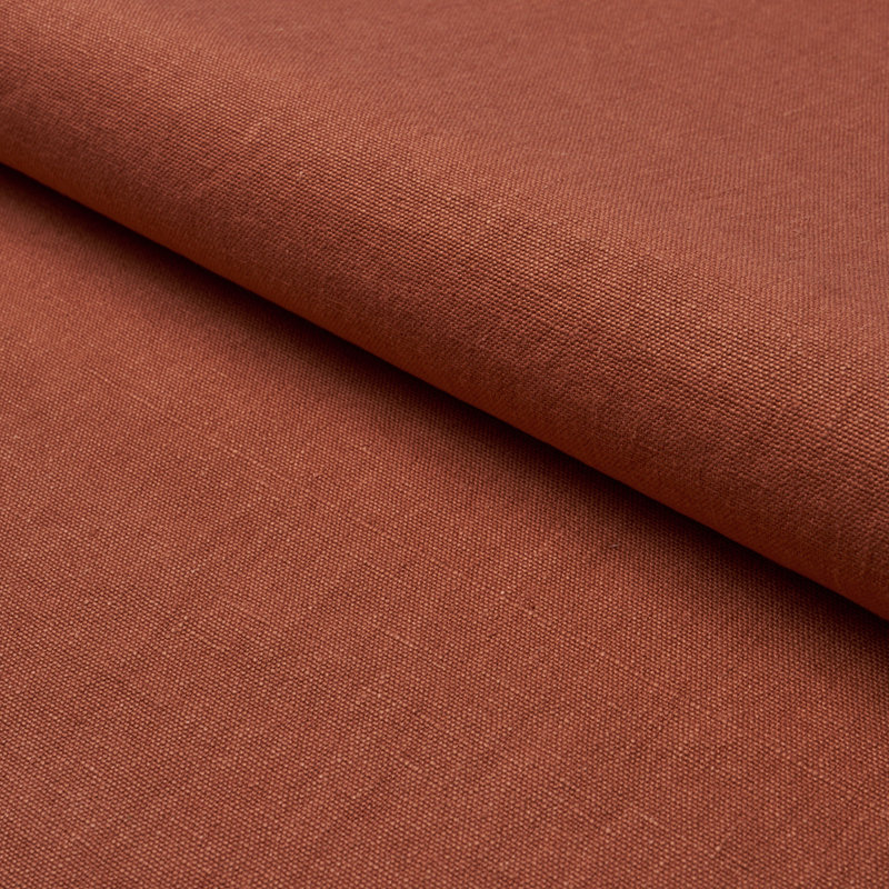 Tissu en lin Jumi délavé, Terracotta