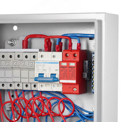 Solar PV Combiner Box 6 String 15A For Solar Panel System Steel Case IP65