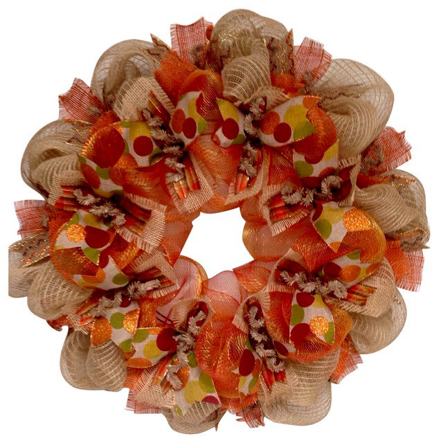Harvest Ribbon Wreath The Holiday Aisle® 