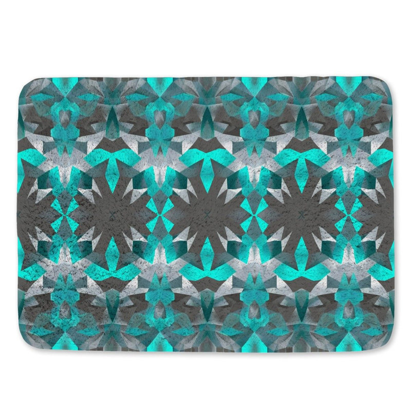 Liselle Microfiber / Microsuede Non-Slip Bath Mat, 21"W x 34"L