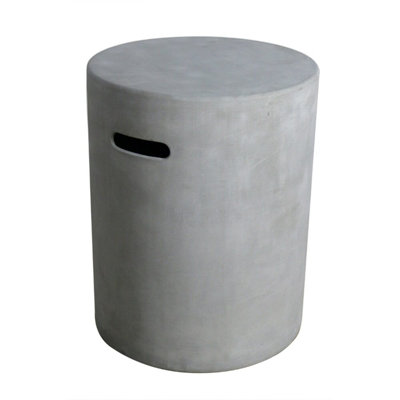 Light Grey Round Propane Tank Cover