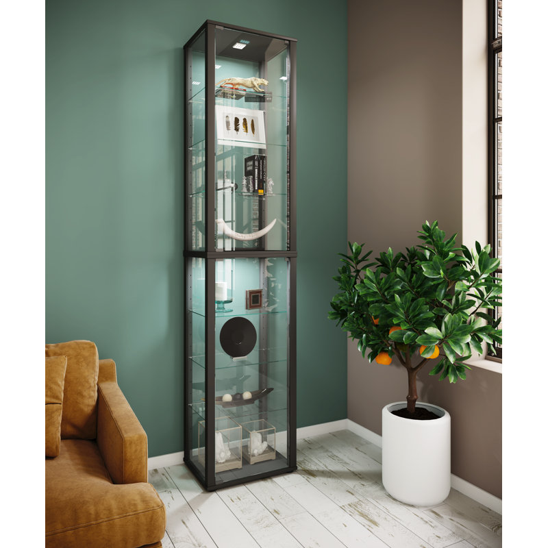 Carmelindo Display Cabinet, Black