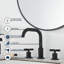 Robinet de salle de bain à large entraxe avec bonde-81641108