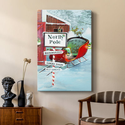 The North Pole -Custom Wrapped Gallery Cavas