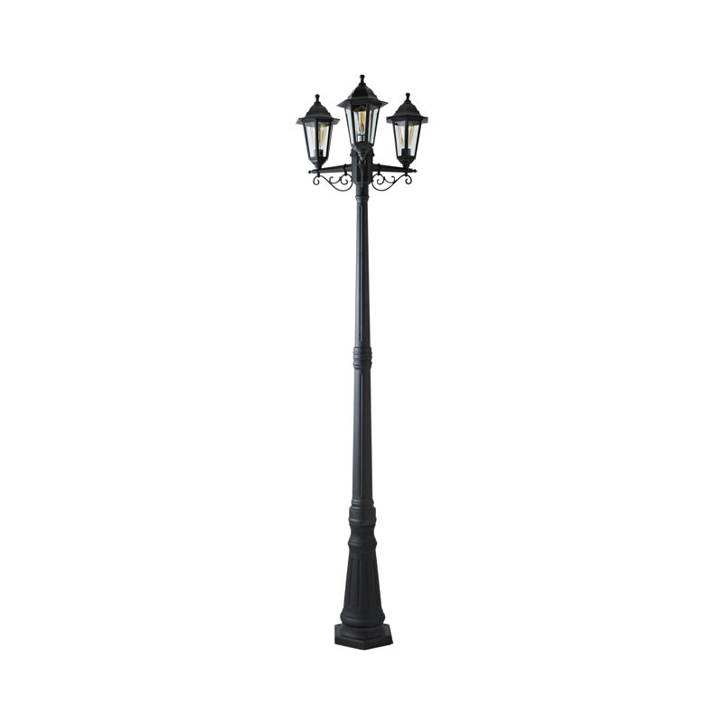 Stamper Transparent Lamp Post (Full), Black