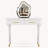 Vanity Table with Lighted Mirror,Cushioned Stool Set with 2 Large Drawers