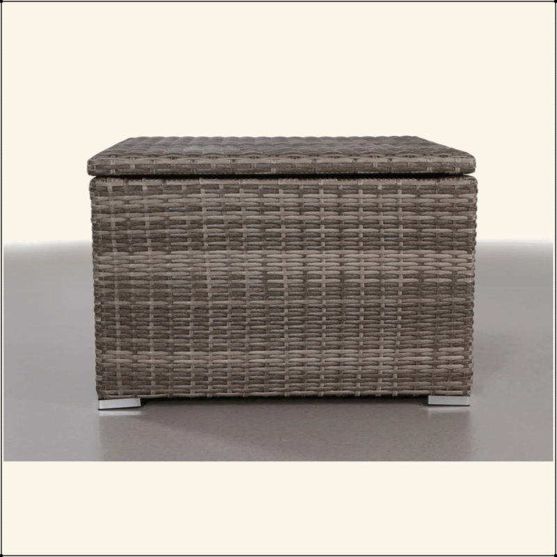 Charming Fully Assembled Outdoor Storage Table For Stylish Entertaining