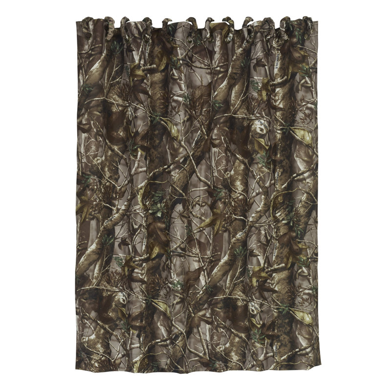 Cerritos Camouflage Shower Curtain with Hooks Included