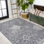 Tapis bleu marine / gris Jarien-69806773