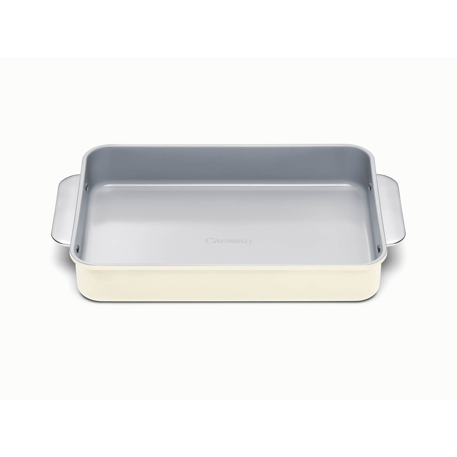 Caraway Nonstick Ceramic Rectangle Pan W/ Handles, Cream