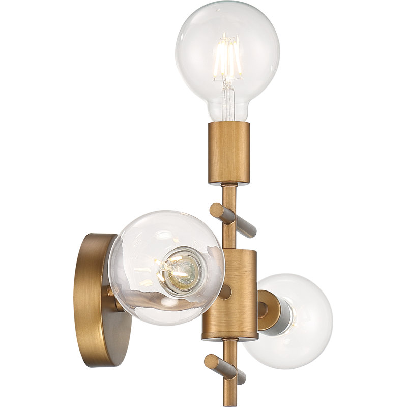 Cusack 4-Light Dimmable Vanity Light, Aged Gold