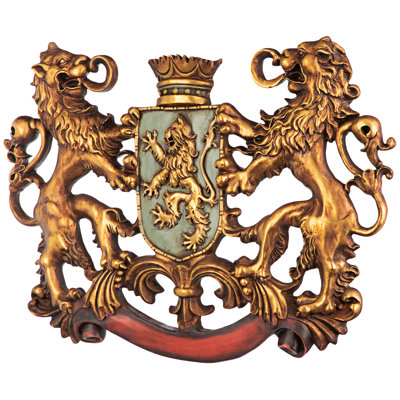 Heraldic Royal Lions Coat of Arms Wall Décor