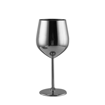 stainless steel cup 304 Stainless Steel Red Wine Glass Layer Goblet Restaurant,stainless Steel Wine Glass.530ml