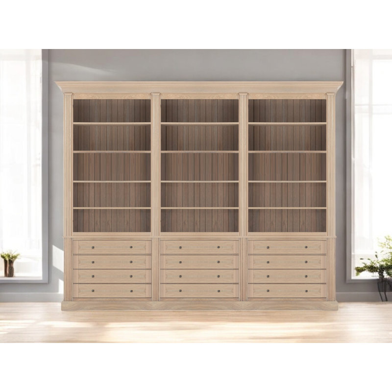 Burrus 240cm H x 300cm W Library Bookcase