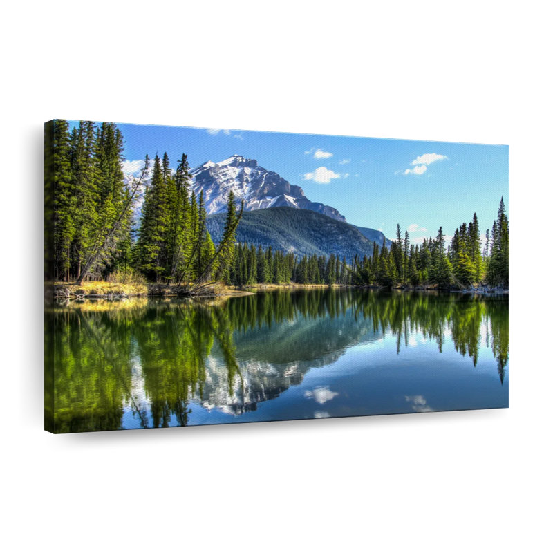 Parc national de Banff, reproduction sur toile, H 32 po x l 48 po x P 1,25 po