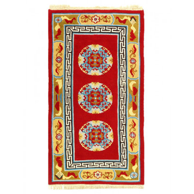 Ishi One-of-a-Kind 5'7'' X 3' Lamb's Wool Area Rug