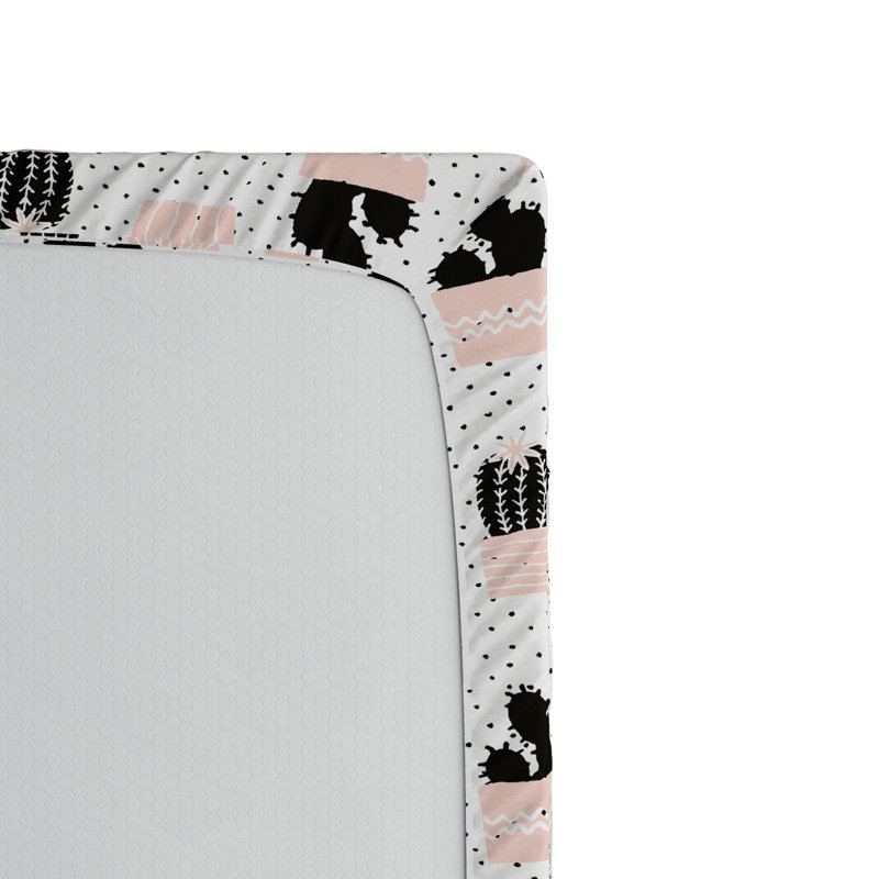 Microfiber Polka Dots Fitted Sheet, Full Fitted Sheet