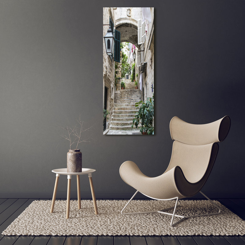 Streets Of Dubrovnik - Wrapped Canvas Print
