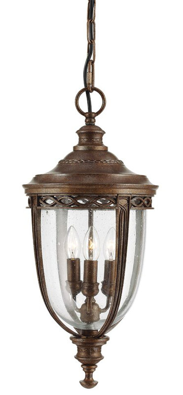 Thynes 3 - Light Pendant, British Bronze, Large