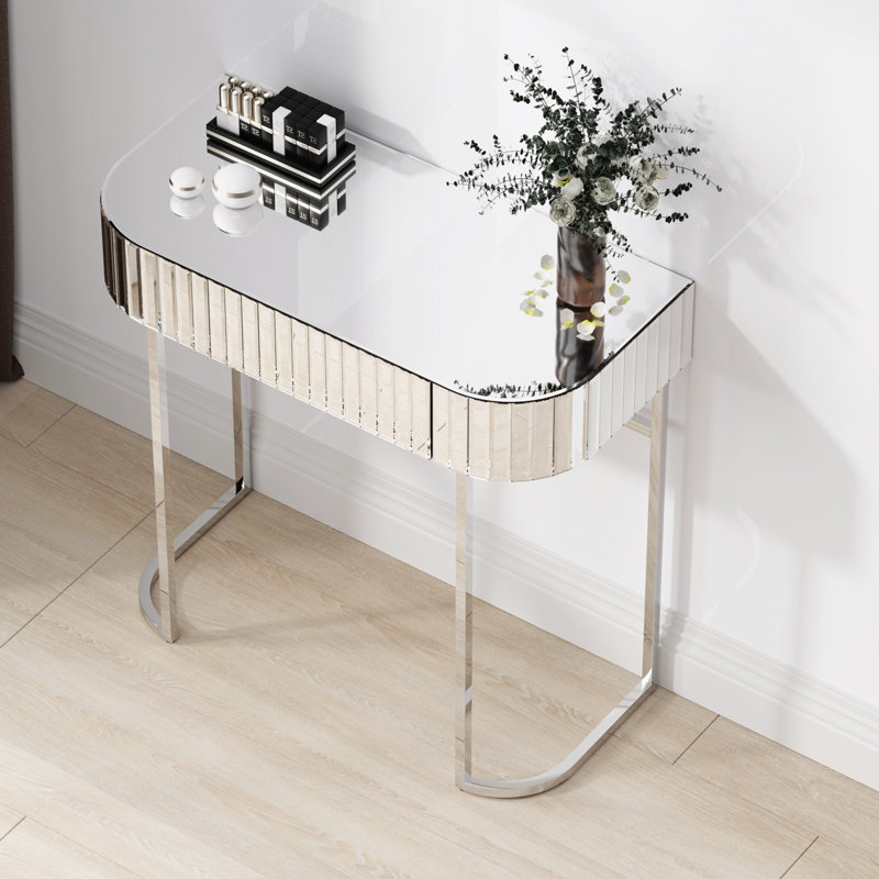 Coiffeuse à miroir Toini, Argent
