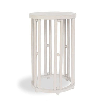 Stone Top End Table
