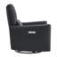 Fauteuil inclinable électrique pivotant en cuir Mikkel-92158023