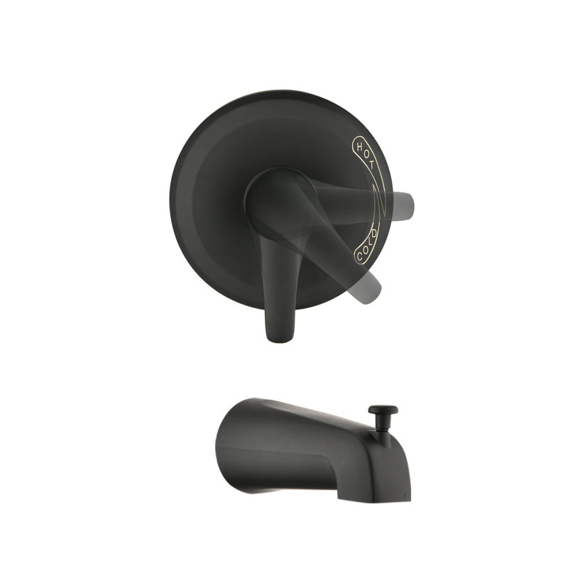 Bathroom Tub Spout, Matte Black