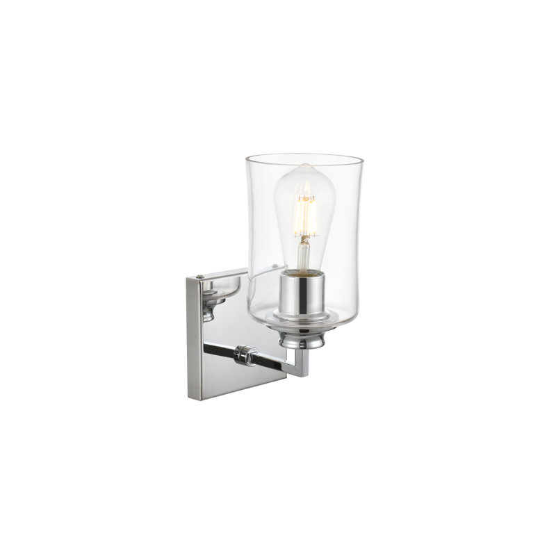 Applique de salle de bain à intensité variable Telluride, Chrome, H 9 po x l 32 po x P 32 po, 4 lumières