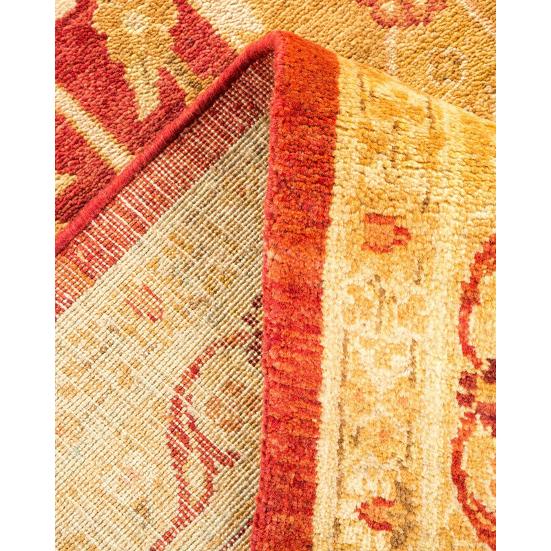 Jalaysha One-of-a-Kind 9' 0" X 12' 4" Hand Knotted Area Rug